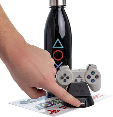 Set lampara botella y stickers playstation